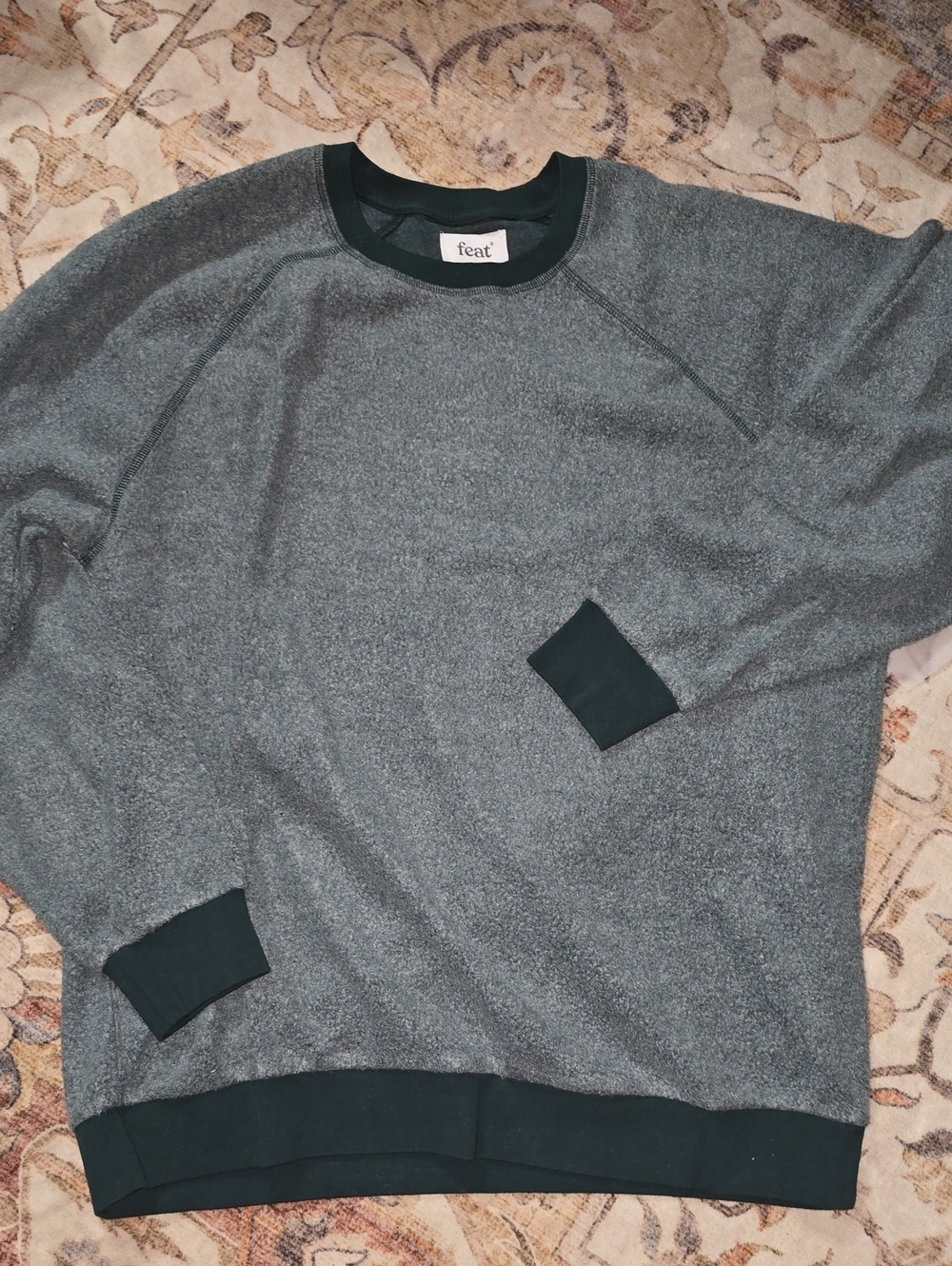 feat Men’s Blanketblend Crewneck Sweater in Rainforest
